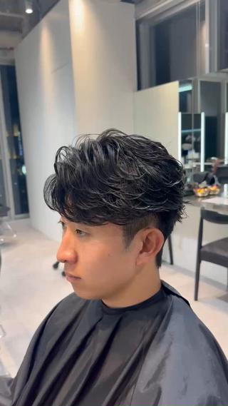 ショート パーマ 似合わせパーマ🔥 河浪  大智のヘアスタイル