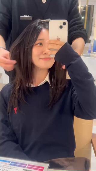 ロング ヘアーメイクウィル野田阪神店所属・Yuu/レイヤー/ ハイライト/髪質改善のヘアスタイル