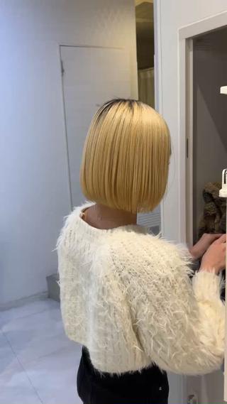 内巻きボブは、ただ短く切るだけでは重く見えたり、
逆に広がってしまうことも多いスタイルです。
骨格や首の長さ、髪質を見ながら、
内側に自然な丸みが出るよう細かい部分までこだわっています。

スタイリングが苦手な方や、
毎朝時間をかけたくない方にもおすすめのデザインです。
軽くブローするだけでも形になり、
アイロンを使えばよりツヤ感のある内巻きに仕上がります。

#ボブ#切りっぱなしボブ#ヘイリーボブ#タッセルボブ
#タンバルモリ#韓国風ボブ#海外ガールボブ
#韓国風レイヤー#レイヤーカット#海外風バタフライレイヤーカット 