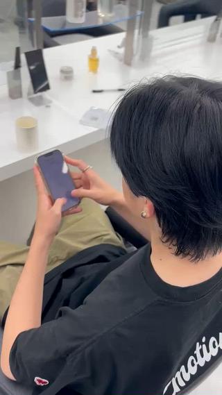 カラー メンズ 曲がる縮毛矯正✨️ パーマ🌀 晃哉‎のヘアスタイル