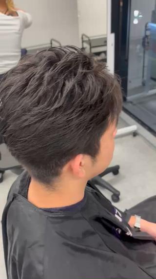 メンズ 曲がる縮毛矯正✨️ パーマ🌀 晃哉‎のヘアスタイル