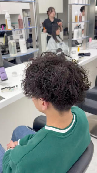 メンズ 曲がる縮毛矯正✨️ パーマ🌀 晃哉‎のヘアスタイル