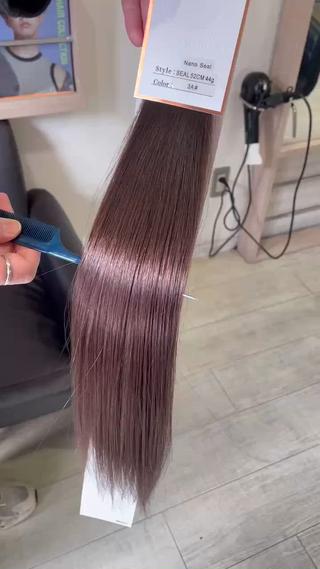 KR2S北野田所属・艶カラー🫧/シール エクステRYOKAのヘアスタイル