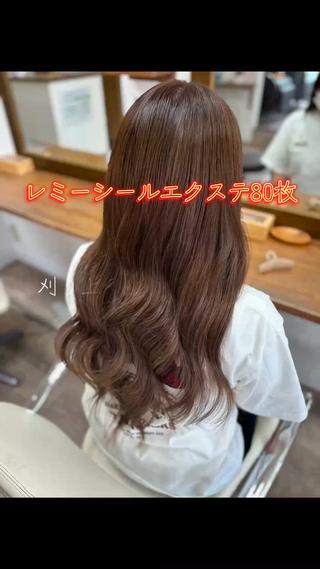 ショート KR2S北野田所属・艶カラー🫧/シール エクステRYOKAのヘアスタイル