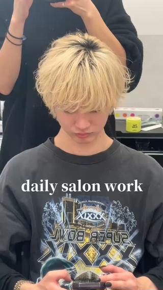 【ハイトーン×ラウンドウルフ】
骨格に合わせたカットで絶対に似合わせます︎︎︎︎ 