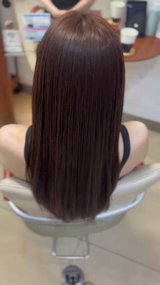 ロング カラー ☁🫧縮毛矯正 /春奈🪽🫧のヘアスタイル