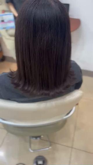 ミディアム カラー ☁🫧縮毛矯正 /春奈🪽🫧のヘアスタイル