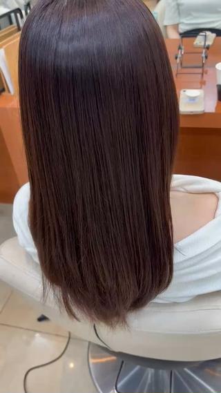 ロング カラー ☁🫧縮毛矯正 /春奈🪽🫧のヘアスタイル