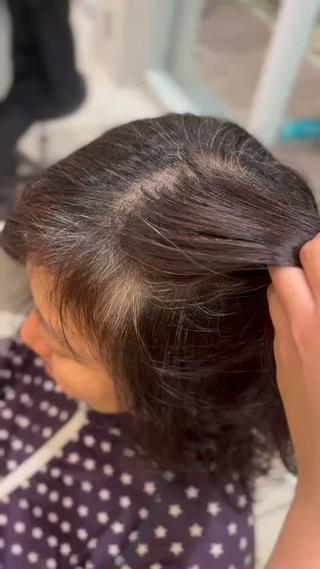 ミディアム カラー ☁🫧縮毛矯正 /春奈🪽🫧のヘアスタイル