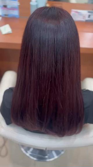 ロング カラー ☁🫧縮毛矯正 /春奈🪽🫧のヘアスタイル