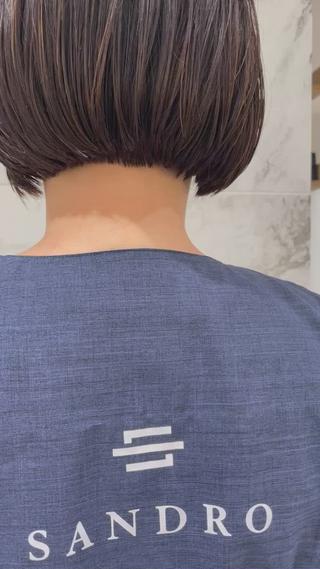 しっかり切っているため
動いても、風が吹いても崩れないBOB