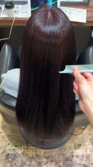 美髪ストレート 