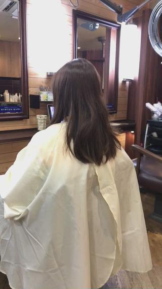 枝毛カットで美髪へ！
 