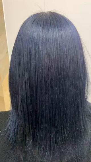 セミロング カラー 顔まわりカット/ボブ /🧁とーこ🧁のヘアスタイル