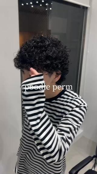 ミディアム パーマ メンズ メンズ/レディース パーマのプロ/皓大のヘアスタイル