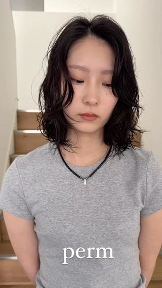 カット＋パーマ 