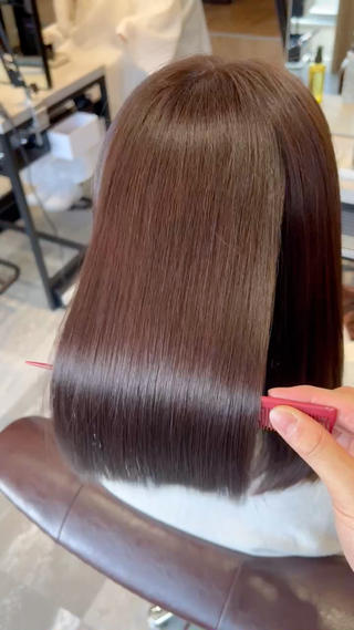 髪質改善カラー 