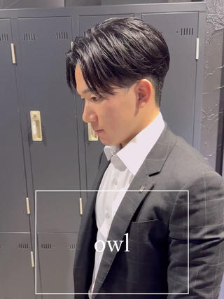 ショート パーマ メンズ メンズ専門 美容師✨ アメ村 堀江颯瑛のヘアスタイル