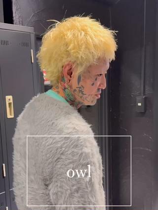 ショート カラー ヘアアレンジ メンズ メンズ専門 美容師✨ アメ村 堀江颯瑛のヘアスタイル