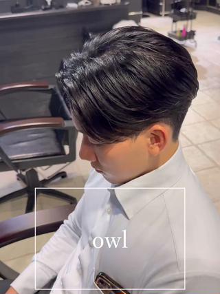 ショート パーマ メンズ メンズ専門 美容師✨ アメ村 堀江颯瑛のヘアスタイル