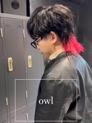 ショート カラー ヘアアレンジ メンズ メンズ専門 美容師✨ アメ村 堀江颯瑛のヘアスタイル