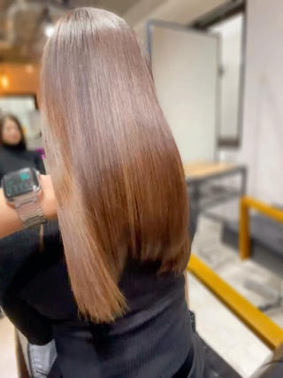 セミロング 岡崎勇人/レイヤー/ 韓国/ケラチンTRのヘアスタイル