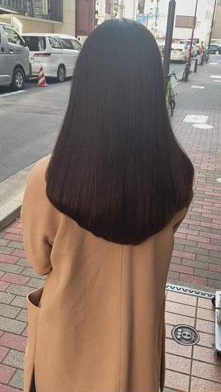 ナチュラル系カラーもイルミナカラーでツヤツヤに 