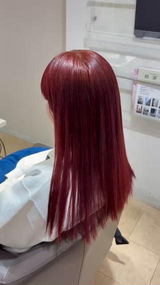 ロング カラー あいり 福岡美容師のヘアスタイル