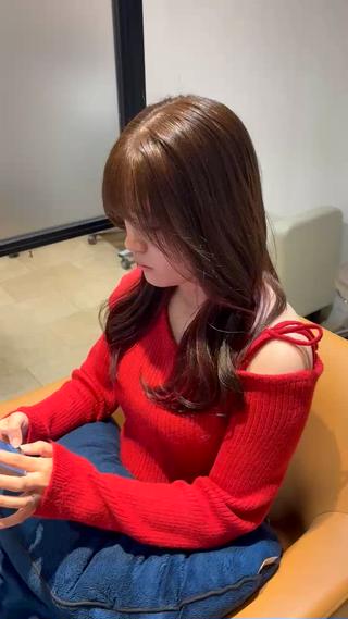 ロング カラー あいり 福岡美容師のヘアスタイル
