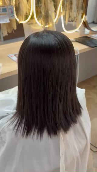 セミロング パーマ あいり 福岡美容師のヘアスタイル