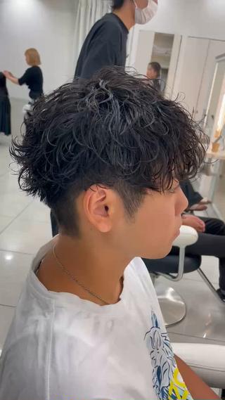 パーマ メンズ 🌟メンズパーマ職人 👑店長👑間宮のヘアスタイル