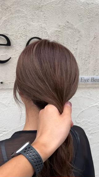 ミディアム カラー 似合わせ/ブリーチ カラー.岡田友仁のヘアスタイル