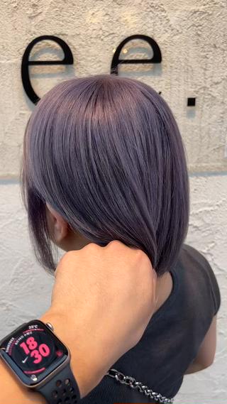 ミディアム カラー 似合わせ/ブリーチ カラー.岡田友仁のヘアスタイル