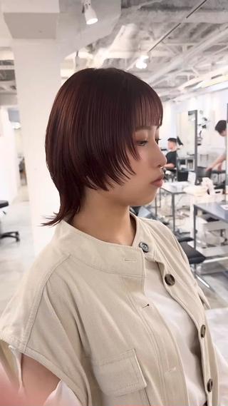 ショート foto所属・𝐁𝐋𝐔𝐄𝐓 /カット特化/新宿のヘアスタイル