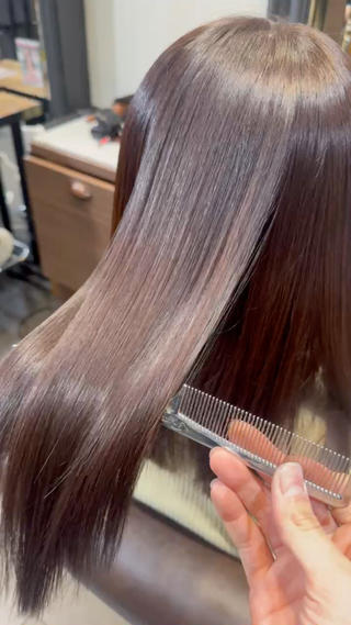 セミロング カラー MINX似合わせボブ 髪質改善/岩城槙乃介のヘアスタイル