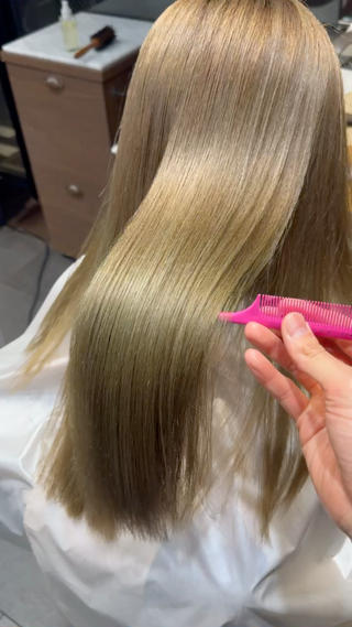 ロング カラー MINX似合わせボブ 髪質改善/岩城槙乃介のヘアスタイル