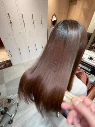 ロング 縮毛矯正/髪質改善 /ブリーチ/東陽町✨のヘアスタイル