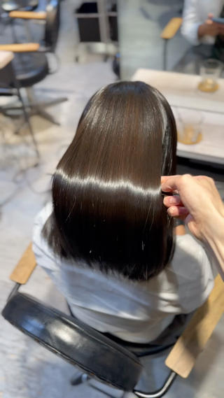 セミロング 🪐縮毛矯正／海陸 翔のヘアスタイル