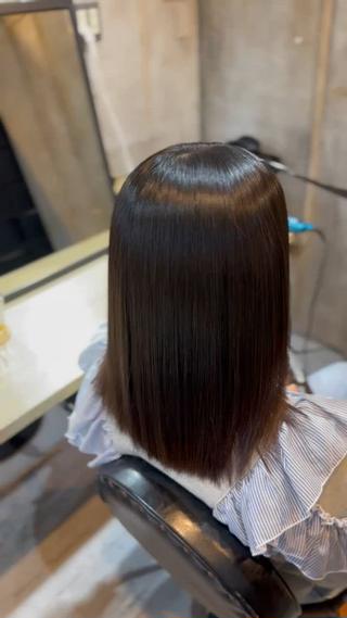 ミディアム 🪐縮毛矯正／海陸 翔のヘアスタイル