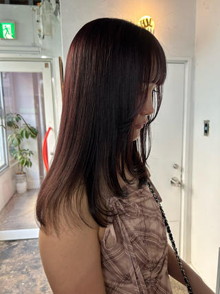 酸性ストレートで艶さらストレート 