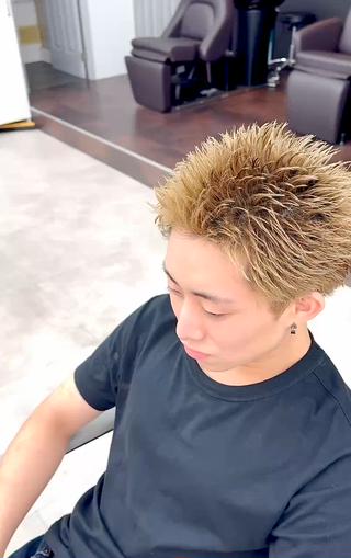 ショート メンズ 渡部 優輝のヘアスタイル