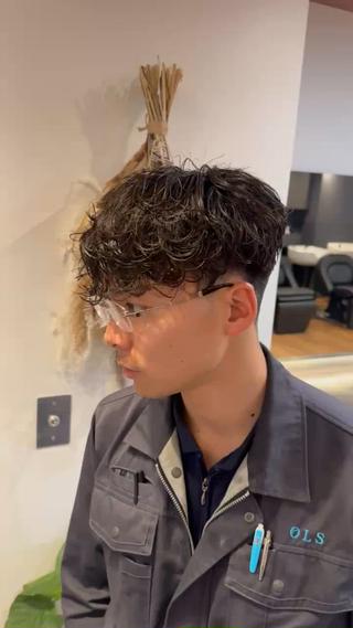 パーマ メンズ elima横浜西口所属・elimaてった メンズパーマのヘアスタイル