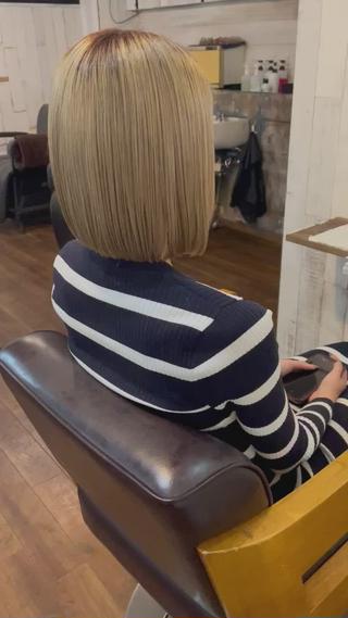 切りっぱなしボブ☆ 