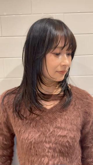 レイヤーカット/ロングレイヤー／ 