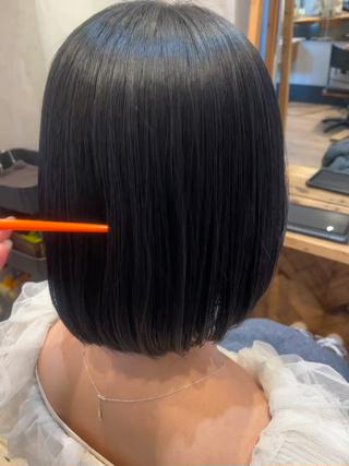 ショート パーマ 新宿 /透明感カラー レイヤー/NANAのヘアスタイル