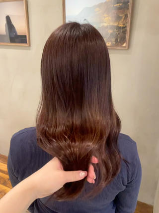 ミディアム カラー 新宿 /透明感カラー レイヤー/NANAのヘアスタイル