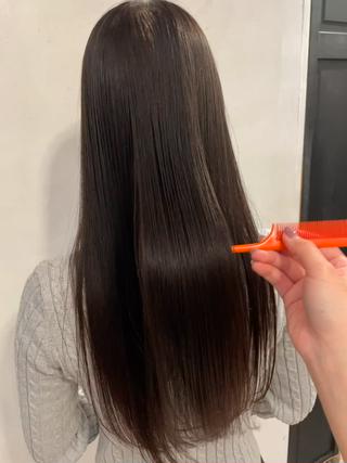 ロング パーマ 新宿 /透明感カラー レイヤー/NANAのヘアスタイル