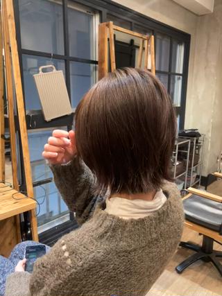 ショート 新宿 /透明感カラー レイヤー/NANAのヘアスタイル