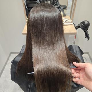 セミロング 【髪質改善/縮毛矯正 】Yosukeのヘアスタイル