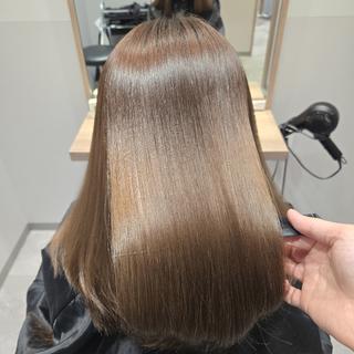 セミロング 【髪質改善/縮毛矯正 】Yosukeのヘアスタイル